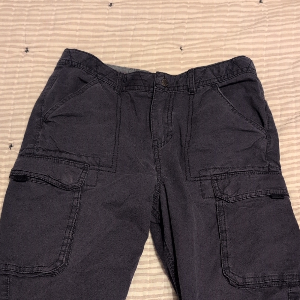 Boys Navy Cargo Pants